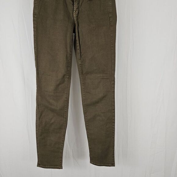Vince Crop Skinny Ankle Olive Green Jeans Sz 25 - Picture 3 of 8